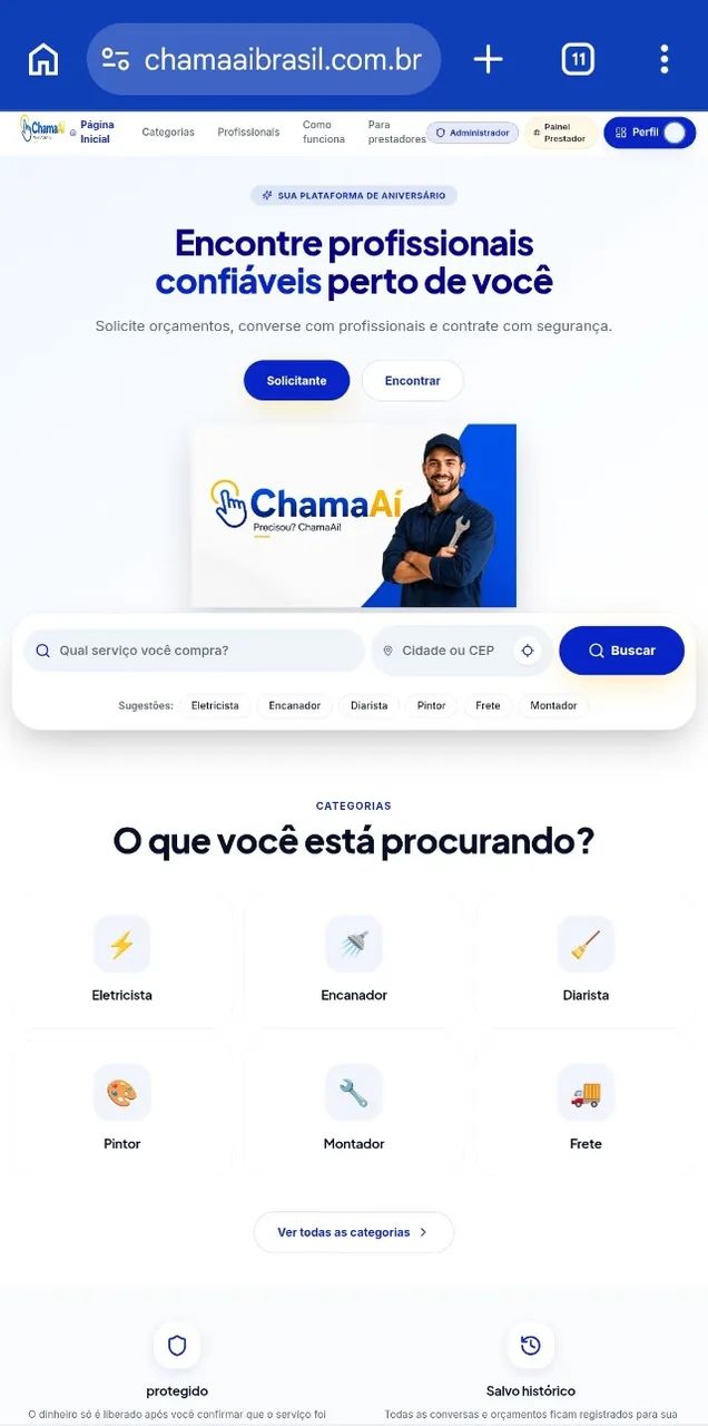 Site completo que conecta prestadores de serviço a clientes, estilo marketplace - Foto 2