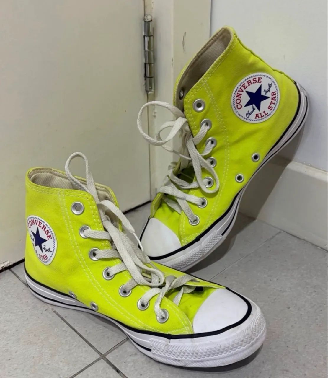 all star verde neon 