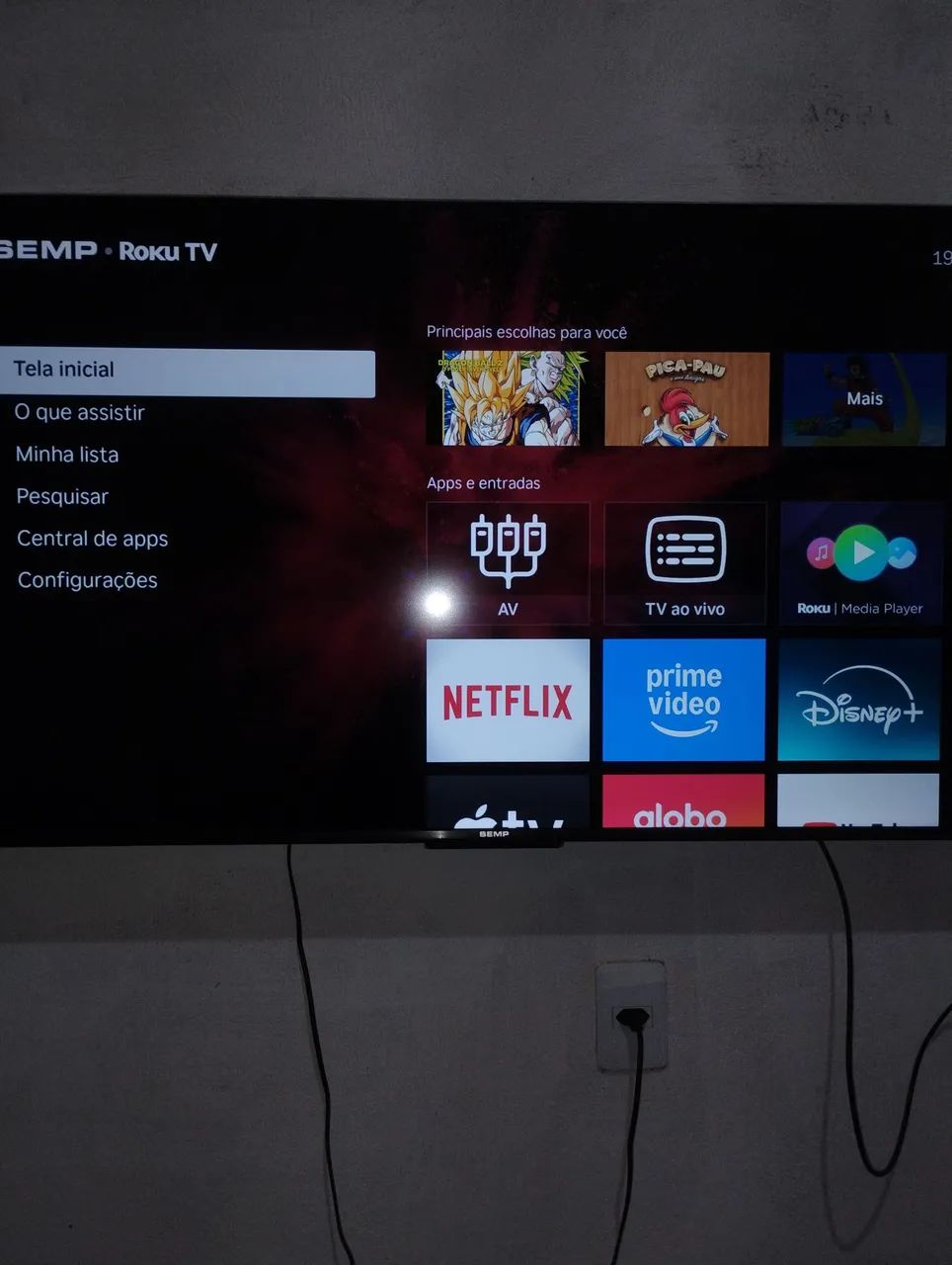 Tv Semp 50 polegadas 10 meses de uso  - Foto 5