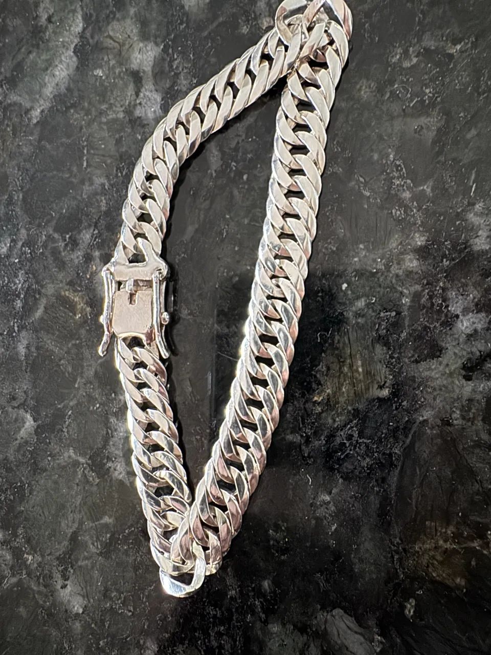 Pulseira Prata Grumet 8mm