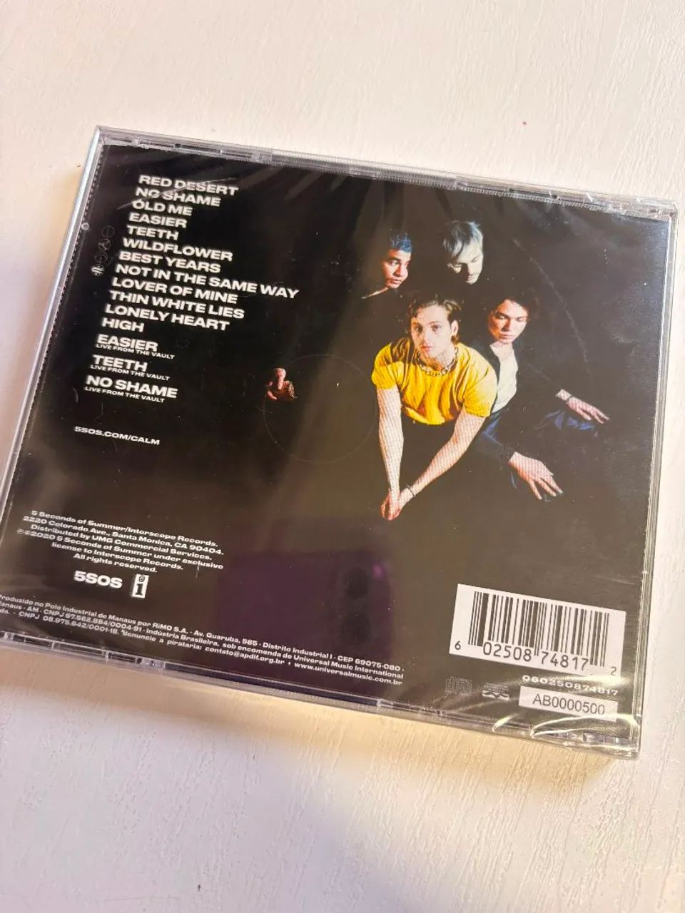 CD 5 Seconds of Summer CALM lacrado - Foto 2