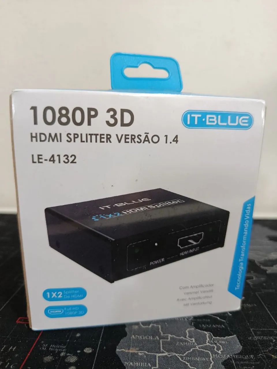 Splitter HDMI distribuição de 1x2 saídas simultâneas / OFERTA IMPERDÍVEL 