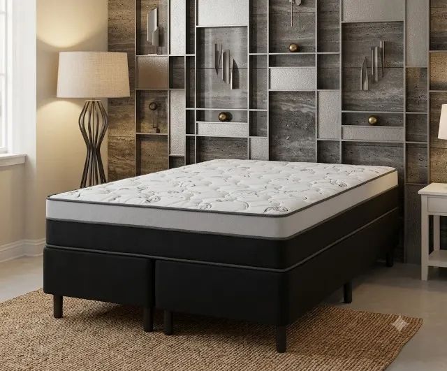 Cama Box Queen Prime Light com Molas Ensacadas | Oferta