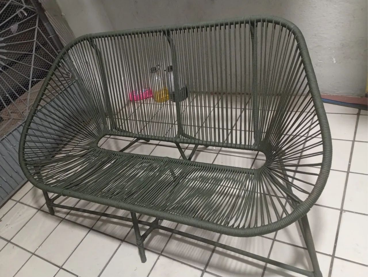 Vendo sofá namoradeira corda náutica  - Foto 3