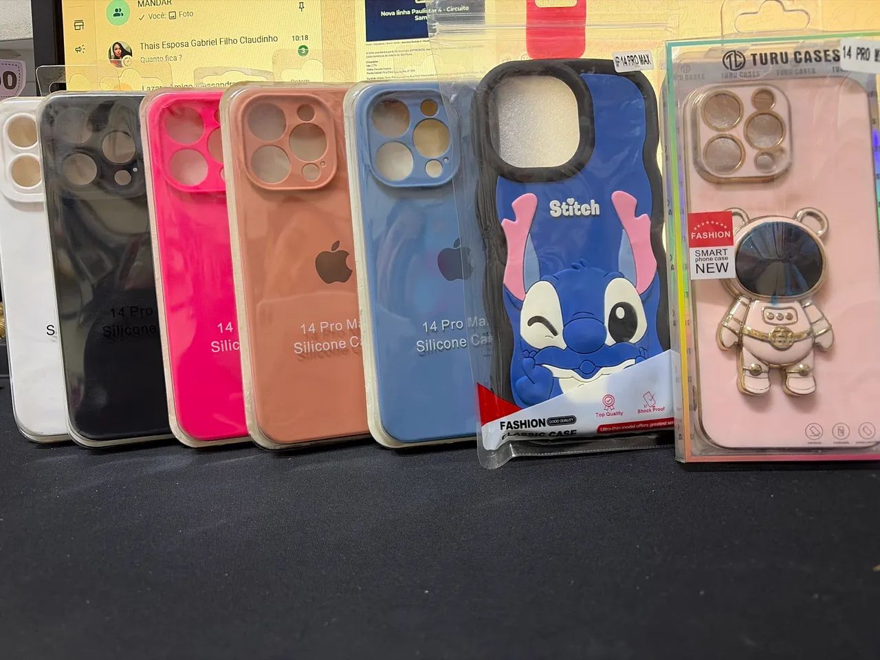 Capinha iPhone 14 Pro Max 7 unidades 