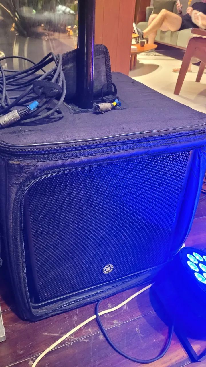 Som profissional - Par de colunas LINE Array - Foto 3