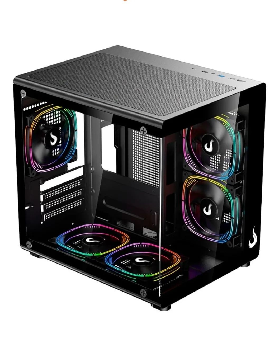 Gabinete Rise Mode Galaxy Glass Mini - Foto 2