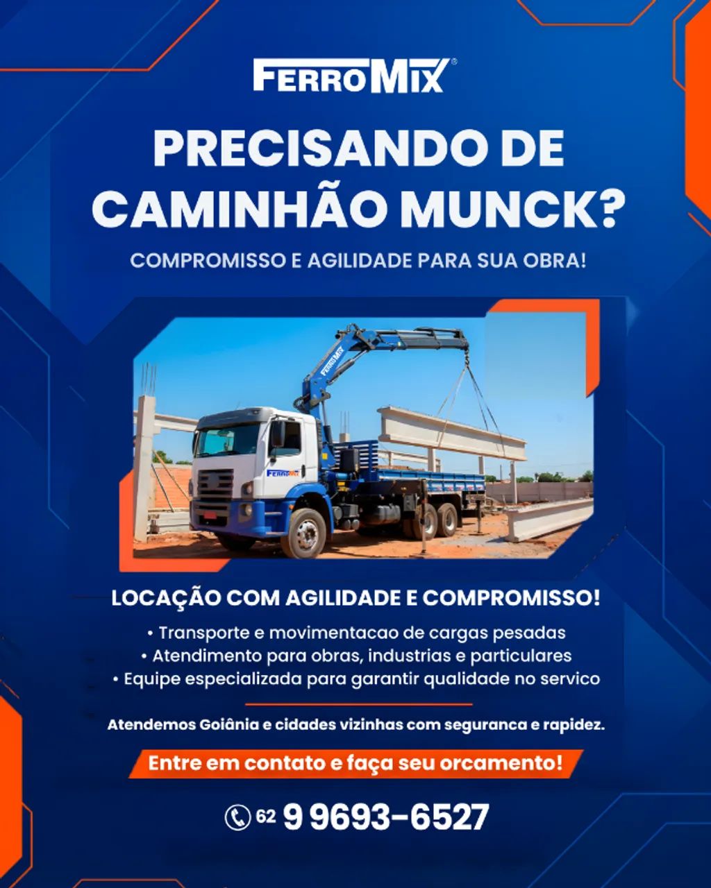 Locação de Caminhão Munck em Goiânia e Região ? Agilidade e Compromisso