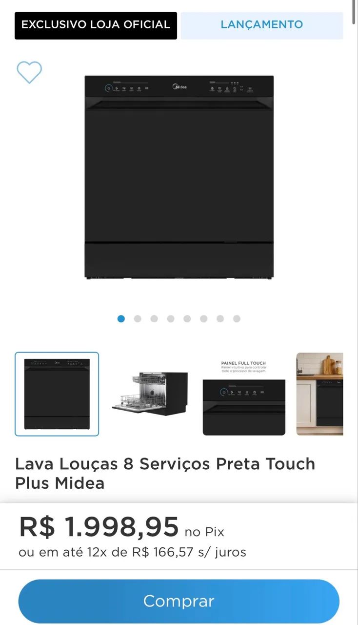 Lava louça Mideia  - Foto 3