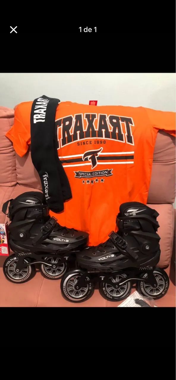 Patins 3 rodas traxart volt +3