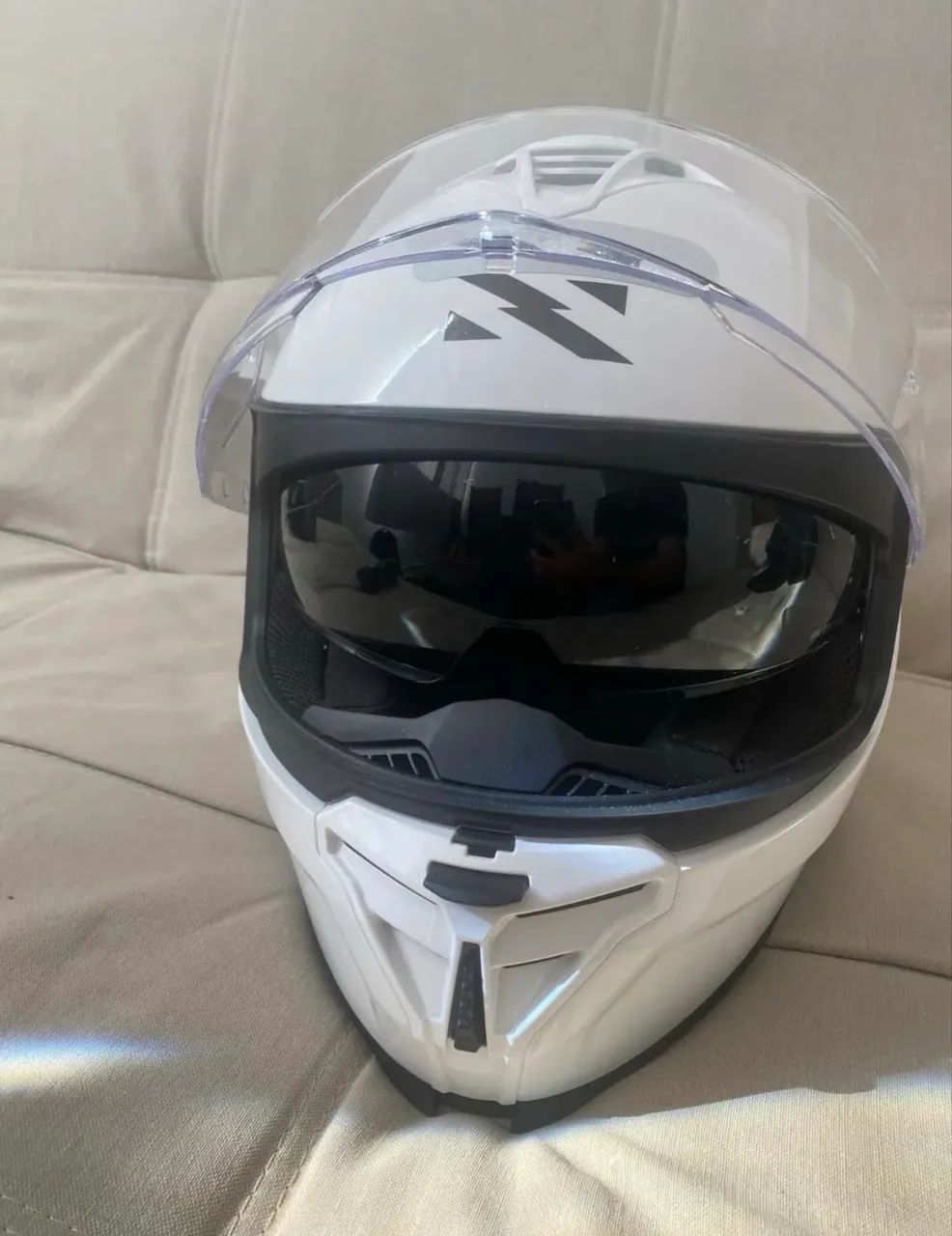 Capacete Norisk Strada II - óculos interno 2 aerofólios traseiros aceito cartão - Foto 2