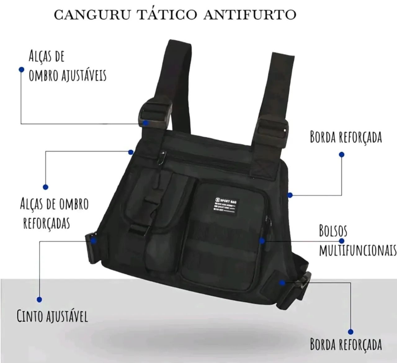 Bolsa peitoral - Foto 5
