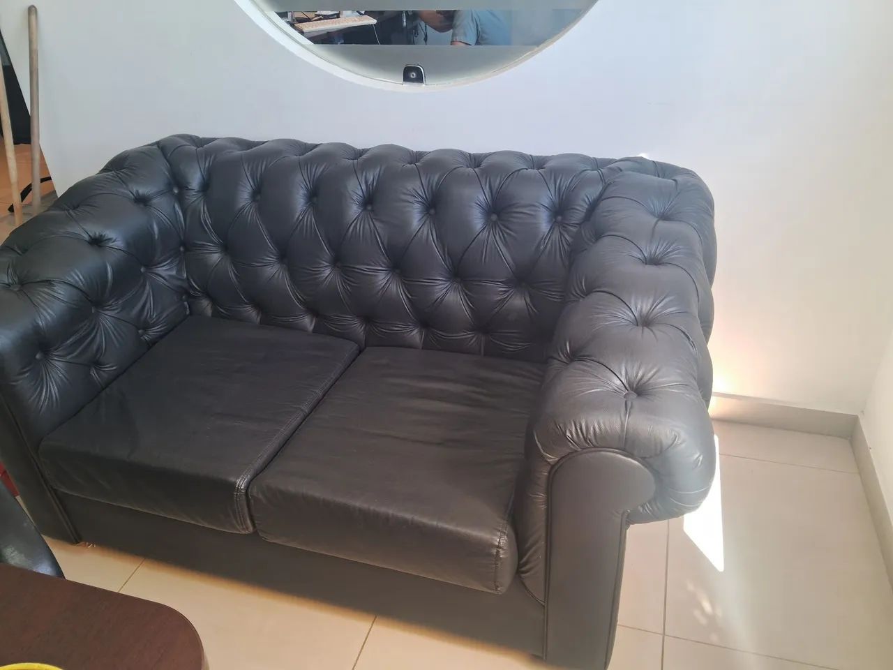 Sofa 2 lugares chesterfield capitone - Foto 2