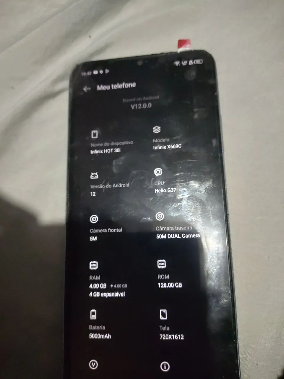 Celular infinix hot 30i