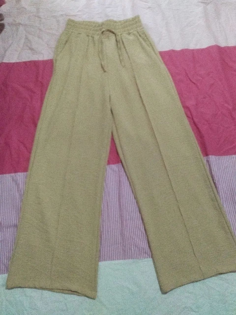 calça pantalona feminina