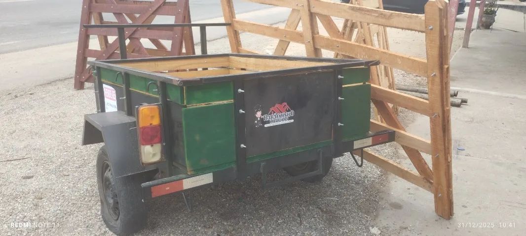Carreta Reboque 170x120  zerada - Foto 3