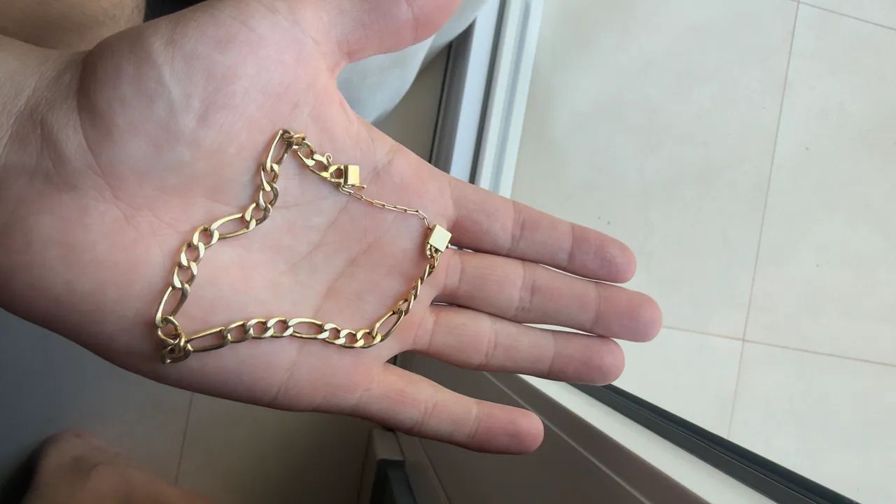Pulseiras Ouro Grumet 3x1 6,5g  - Foto 2