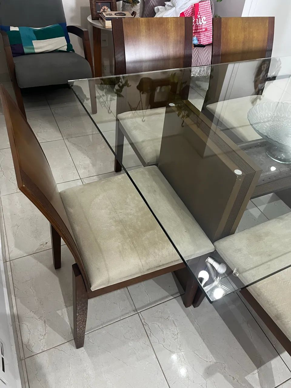 Mesa larshop jg 6 lugares completo  - Foto 3
