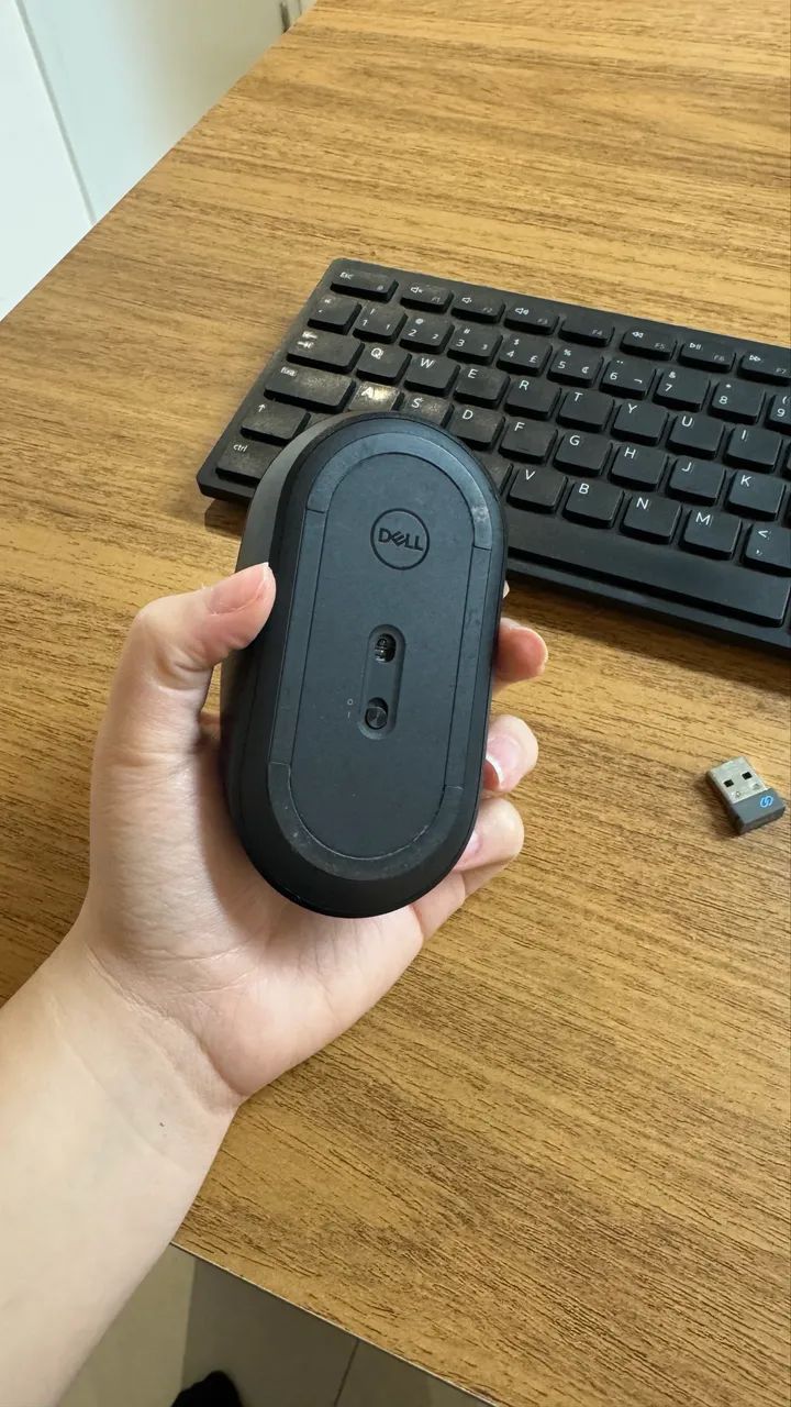 TECLADO E MOUSE DELL SEM FIO  - Foto 2
