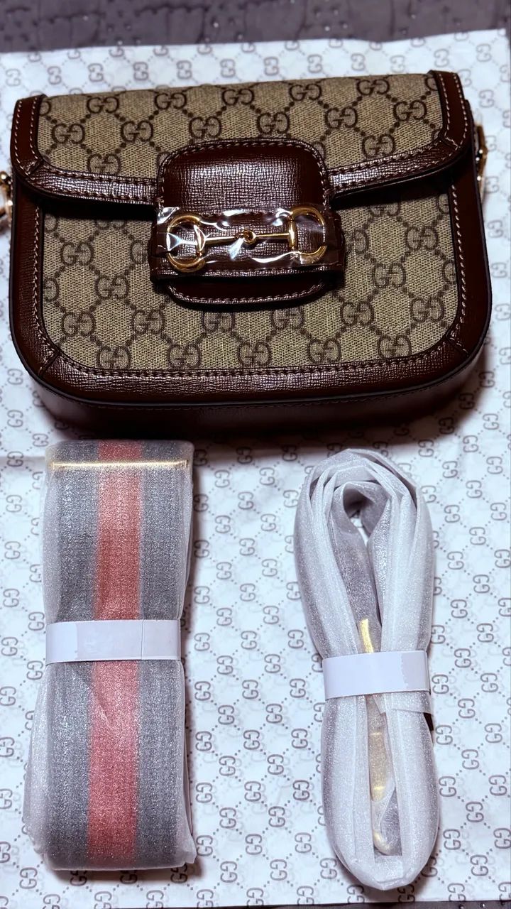 Bolsa amino Gucci Heorsebit 1955 - Foto 2
