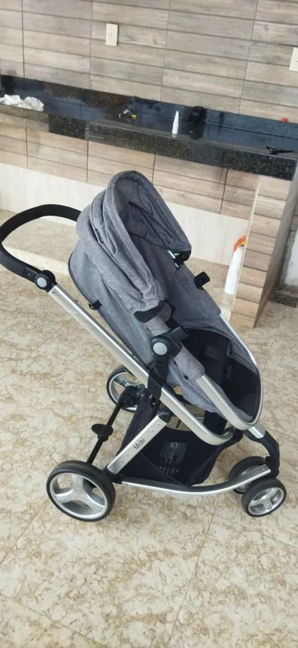 Carrinho de bebê Moisés safety com bebê conforto  - Foto 2