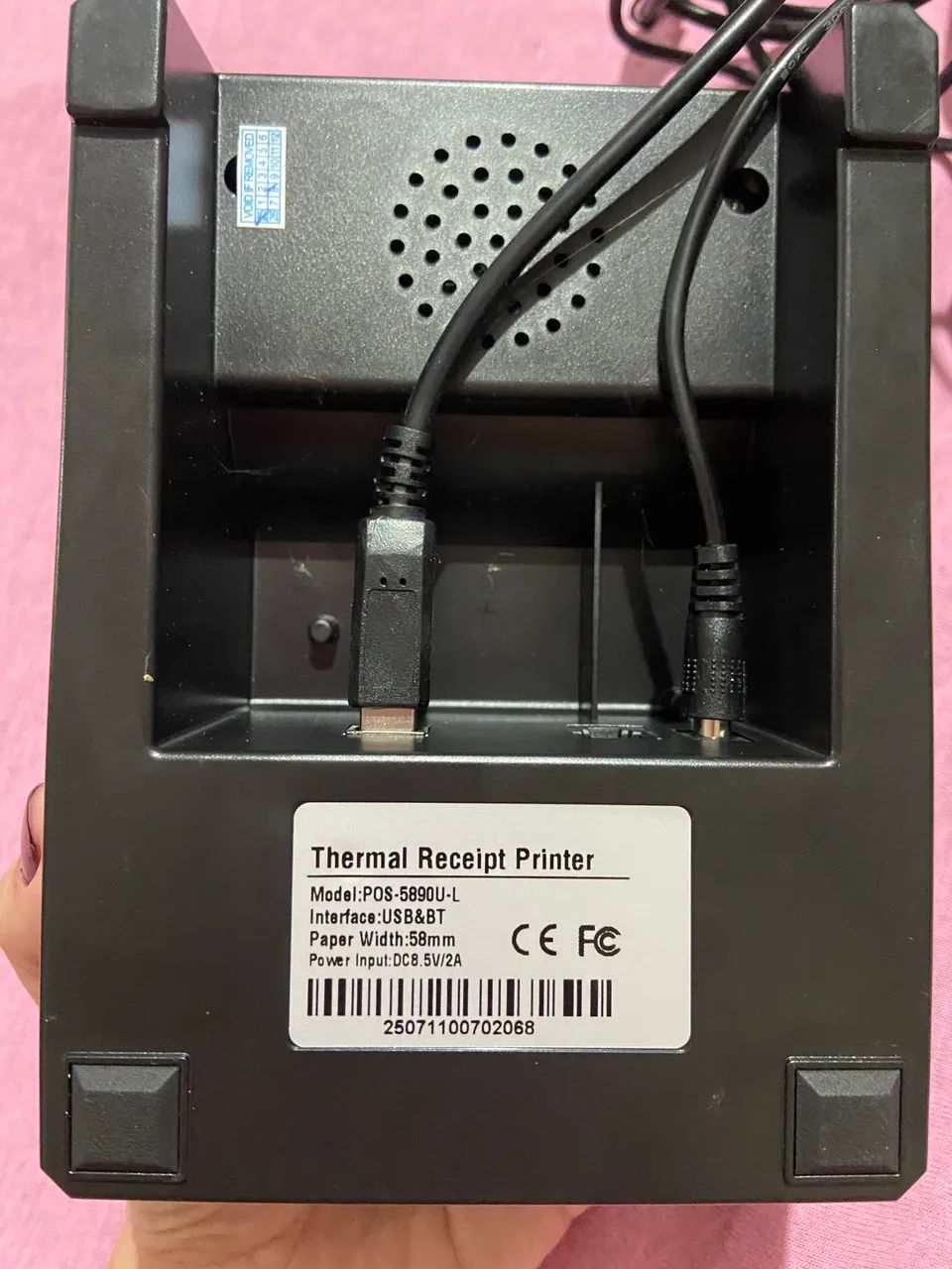 Impressora Térmica 58mm USB + Bluetooth - Estado de Nova - Foto 2