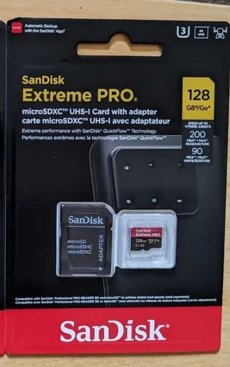 Microsd Sandisk extreme pro 128Gb