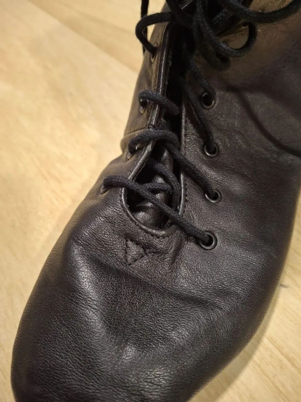 Bota Cano Alto Jazz de Couro - Só Dança - Foto 3
