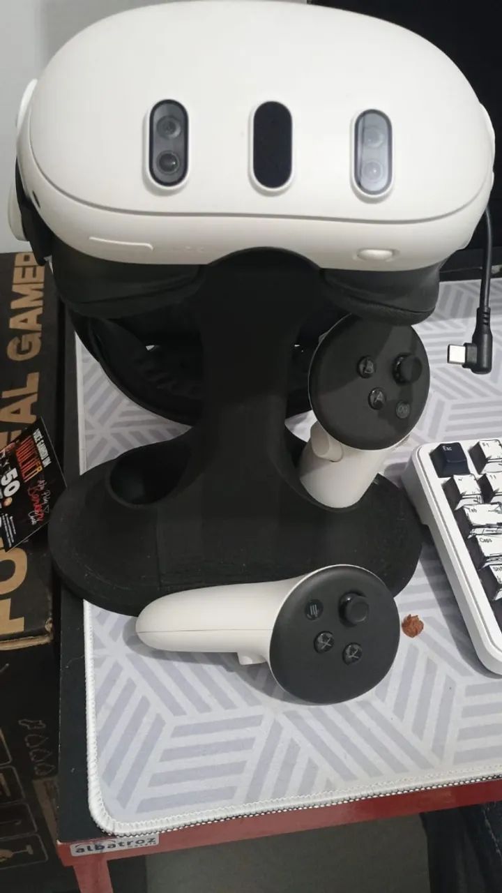 ÓCULOS VR META QUEST 3 + SUPORTE (BUBOVR M3) - Foto 4