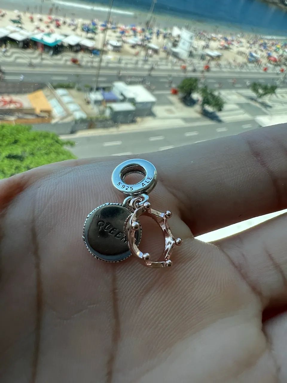 Pingente pandora pendente coração da rainha - Foto 5