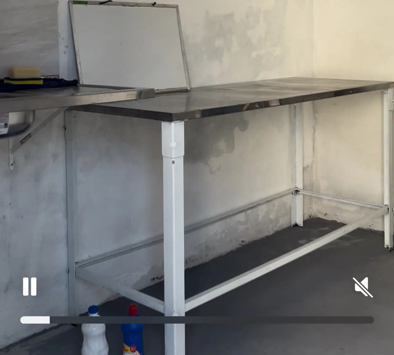 Mesa Inox para cozinha industrial 