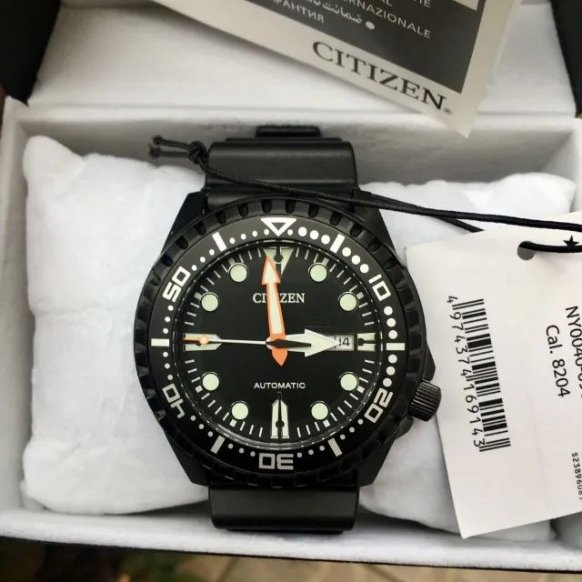 Citizen Marine Automatic Black Pvd - Calibre 8204 - Full Set