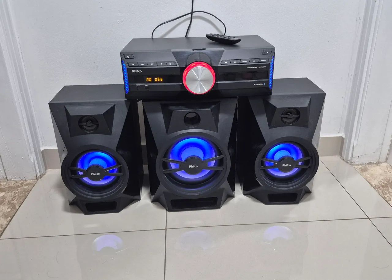 Mini system Philco 1500w bivolt com Bluetooth, CD e rádio  - Foto 2