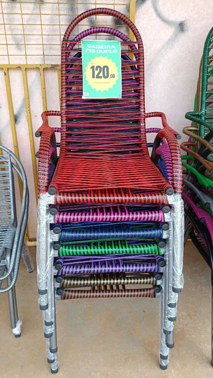 Cadeira de fio duplo