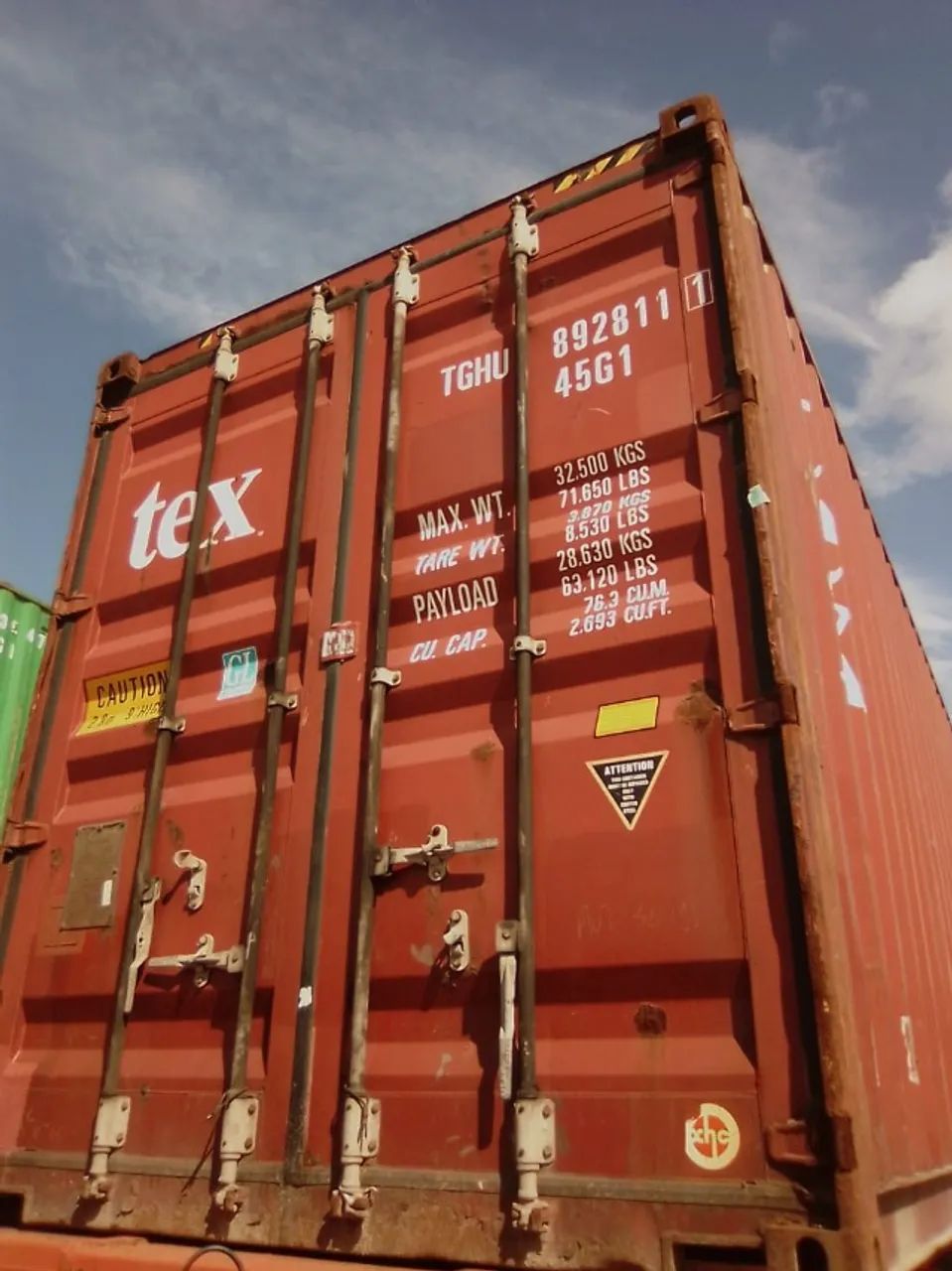 Container Carga Seca 6 mts