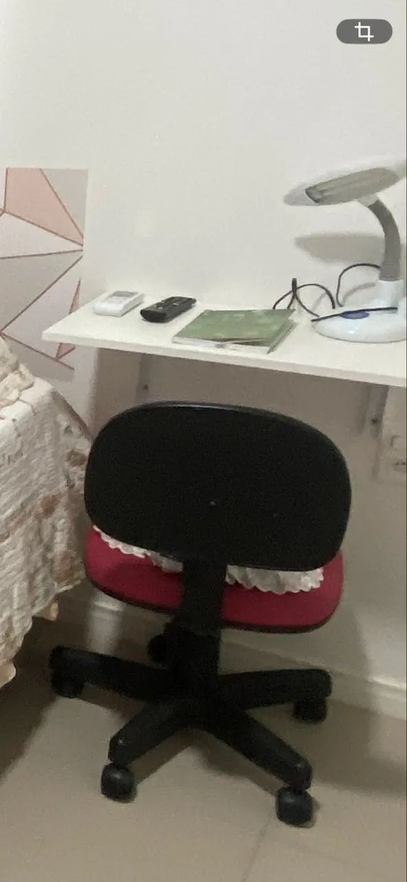 Retractable Desk with Chair