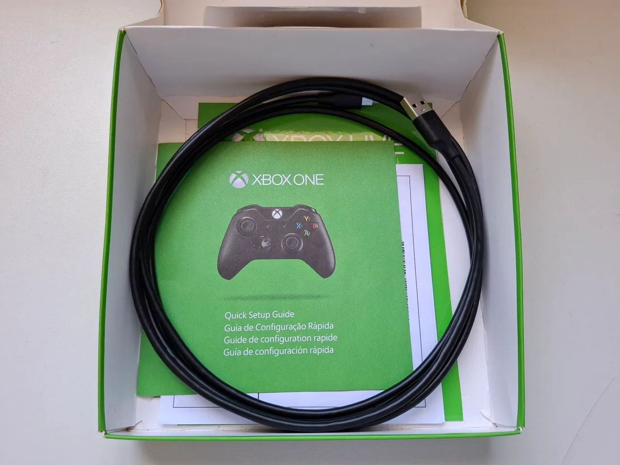 Controle Xbox Original + Cabo - Foto 2
