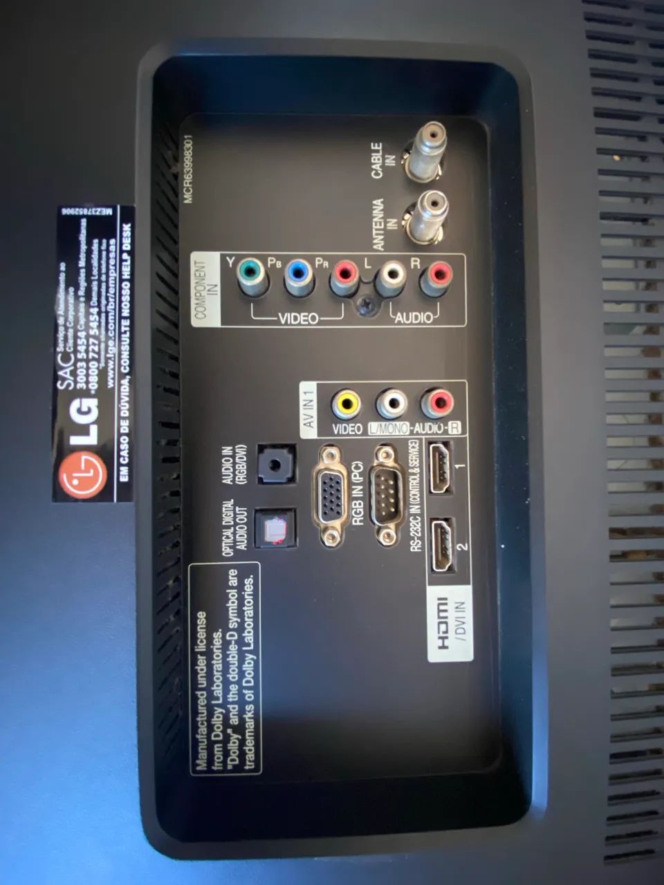LCD TV  DIGITAL LG 42 COM MANUAL  - Foto 5