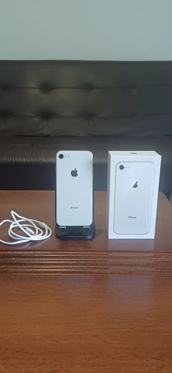iPhone 8 64GB Branco Impecável + Caixa e Acessórios - Foto 5