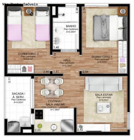 Apartamento para Venda em Novo Hamburgo, Santo Afonso, 2 dormitórios, 1 banheiro, 1 vaga - Foto 7