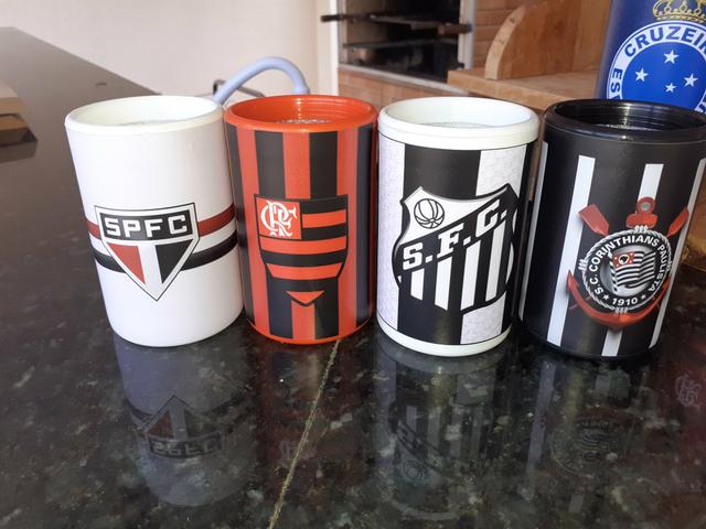 Porta lata palito 269ml Time de futebol