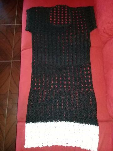 Vestido de crochê (todo feito a mão) Tamanho M