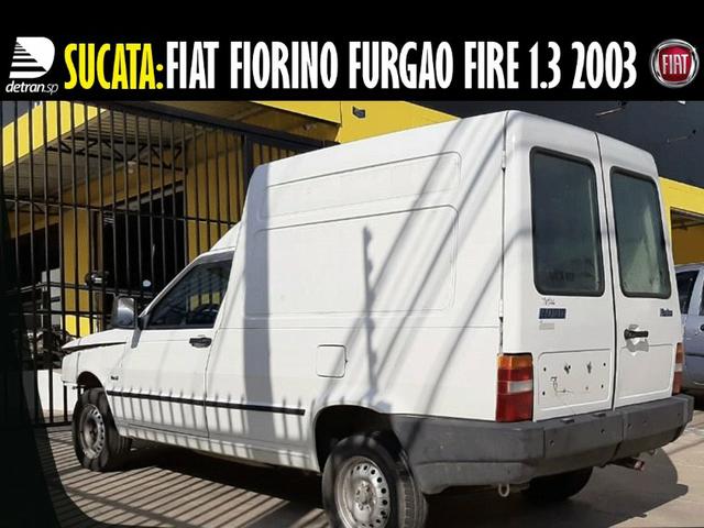 Sucata Fiat Fiorino 1.3 03 para retirada de peças