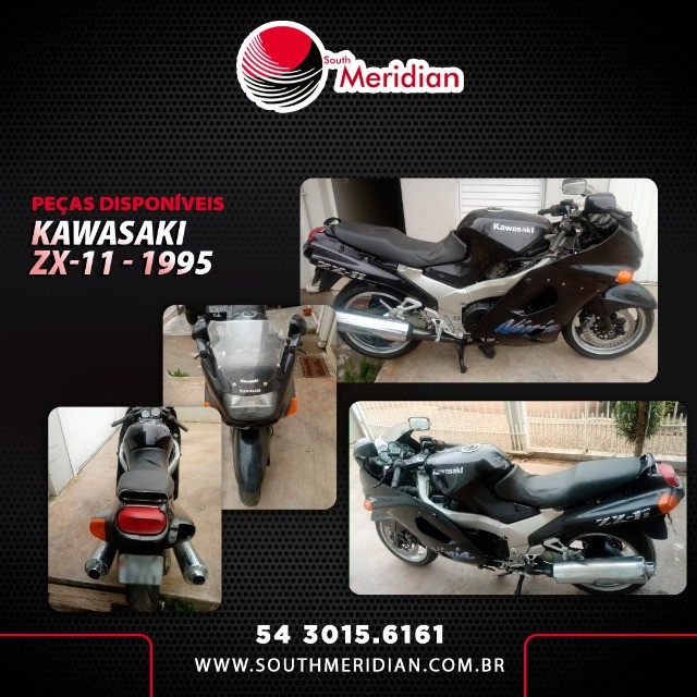 Sucata de moto para retirada de peças Kawasaki ZX11 1997