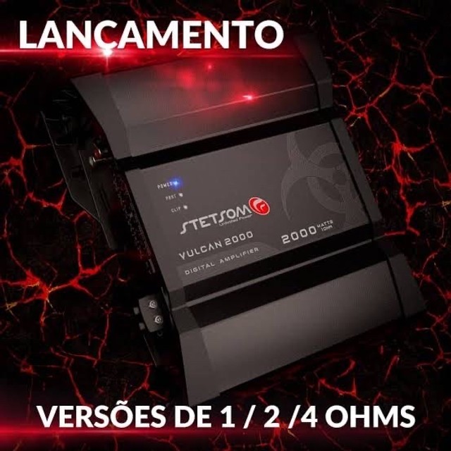 Lançamento Stetsom Vulcan 2000 1 2 e 4 ohms novo 1 ano de Garantia : - Foto 2