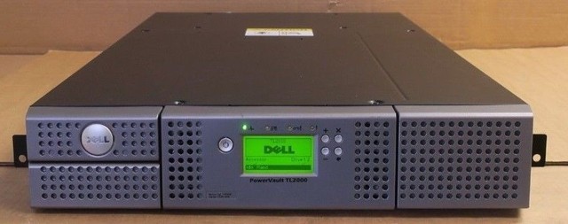 Servidor Dell Tape Library Storage Powervault Tl2000 Robô E Fitas Lto 