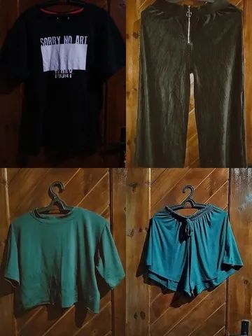 Lote De Roupas Diversas Usadas 40 Peças Para Bazar