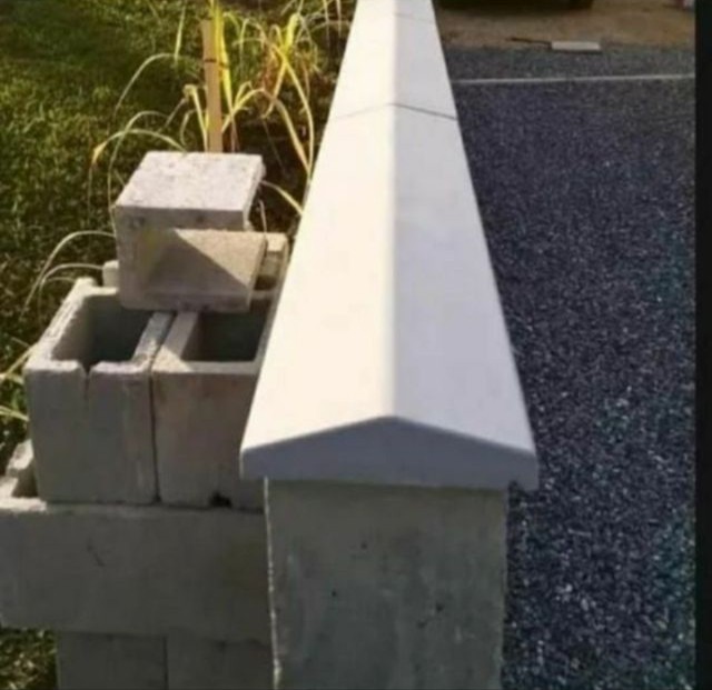 Capa de Muro (Pingadeiras retas ou casinhas)