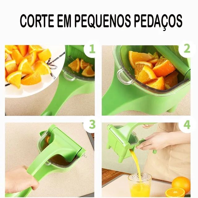 Espremedor  Manual Prático De Laranja Limão Sucos De Frutas Natural Multiuso - Foto 2
