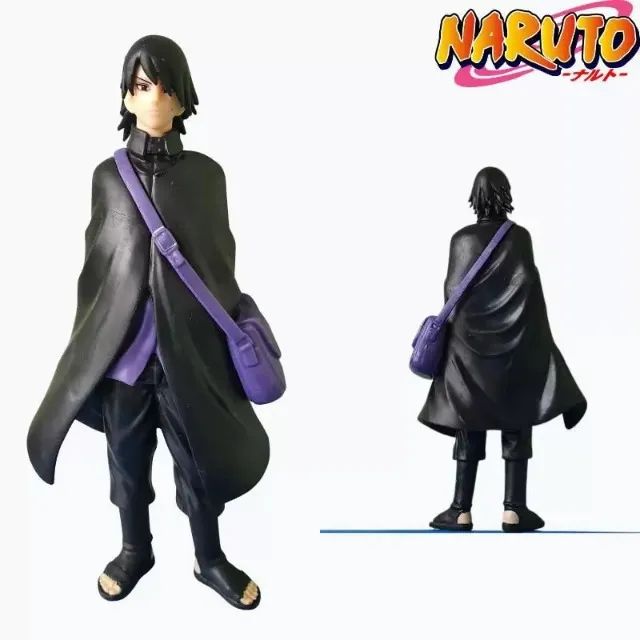 Miniatura Boneco Sasuke Uchiha Naruto Classico Feltro